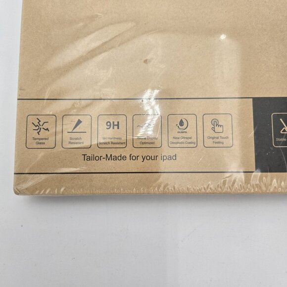 Ipad Case Cover Tempered Glass Screen Protector Sky Blue 9H Protection New Seal - Picture 4 of 6